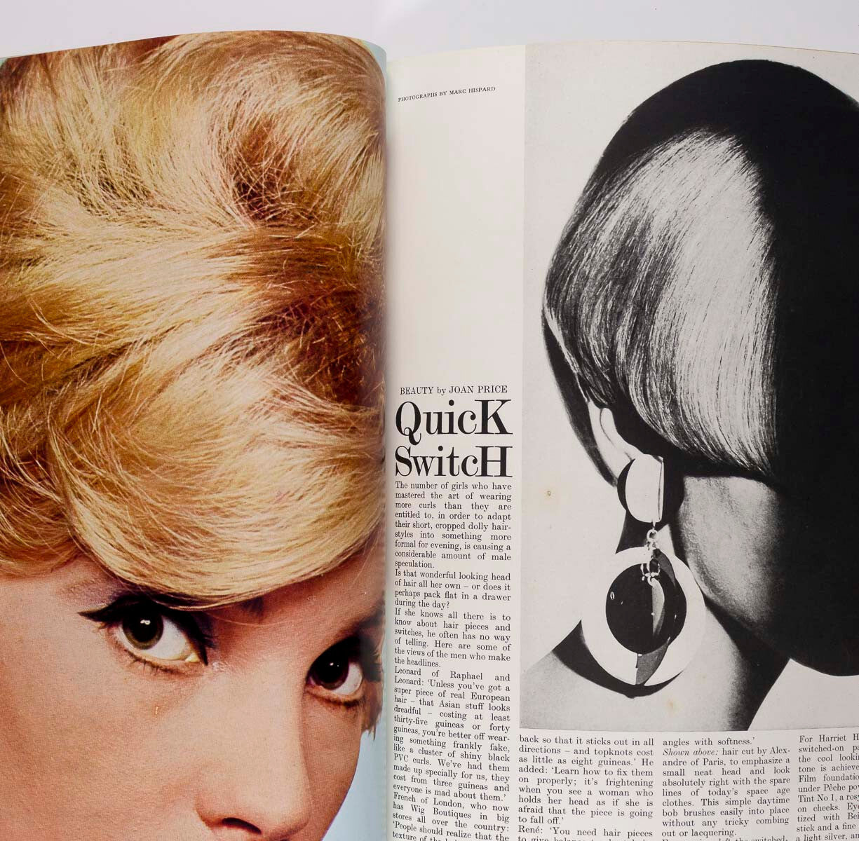 Brian Duffy SKIWEAR OpArt PAULENE STONE Hardy Amies QUEEN magazine January 1966