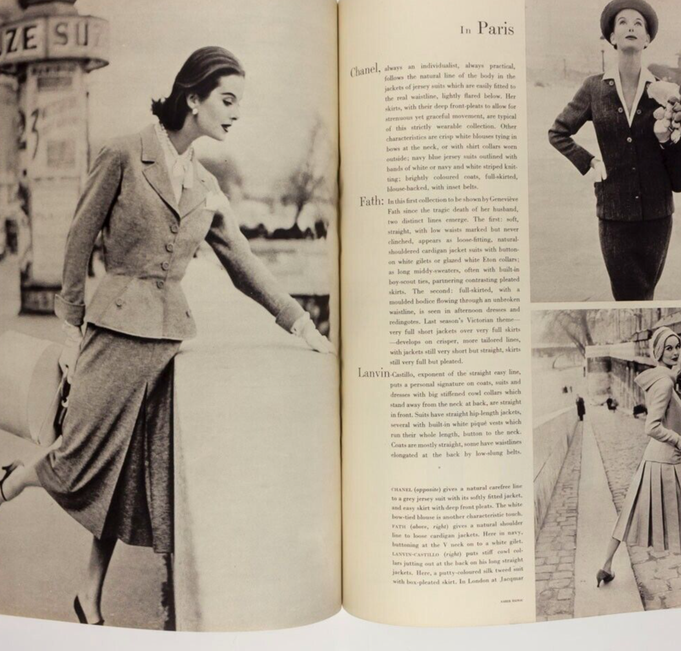 Mary Jane Russell GRUAU Richard Burton PARKINSON Vogue March 1955 70th birthday