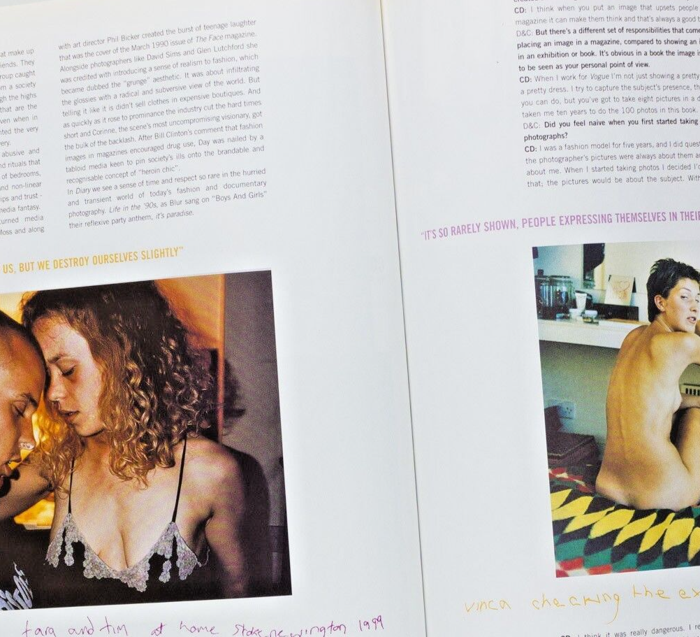 CORINNE DAY DIARY photo i/view DAZED CONFUSED magazine VINCA PETERSEN Tara Hill