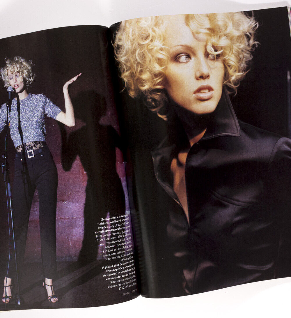 Kate Moss LINDA EVANGELISTA Eva Herzigova YSL Yasser Arafat ~ VOGUE 1995 January