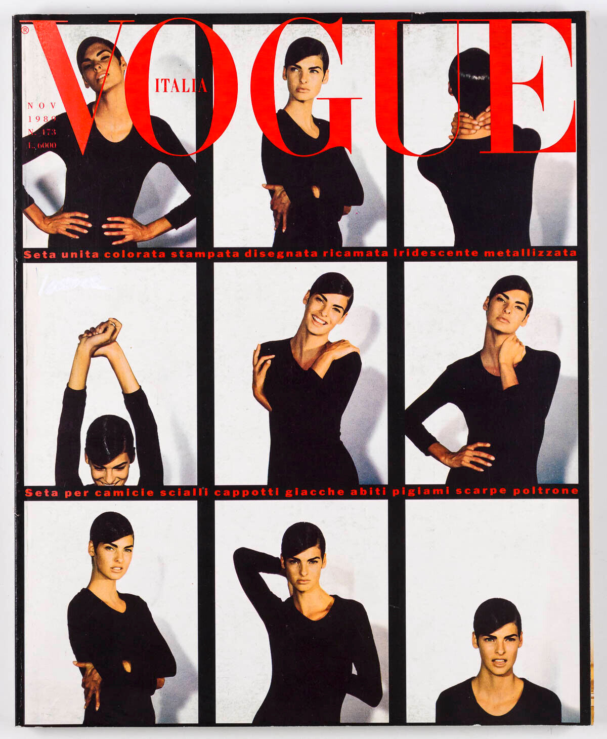 Linda Evangelista NAOMI CAMPBELL Cindy Crawford CLAUDIA SCHIFFER Vogue Italia IT