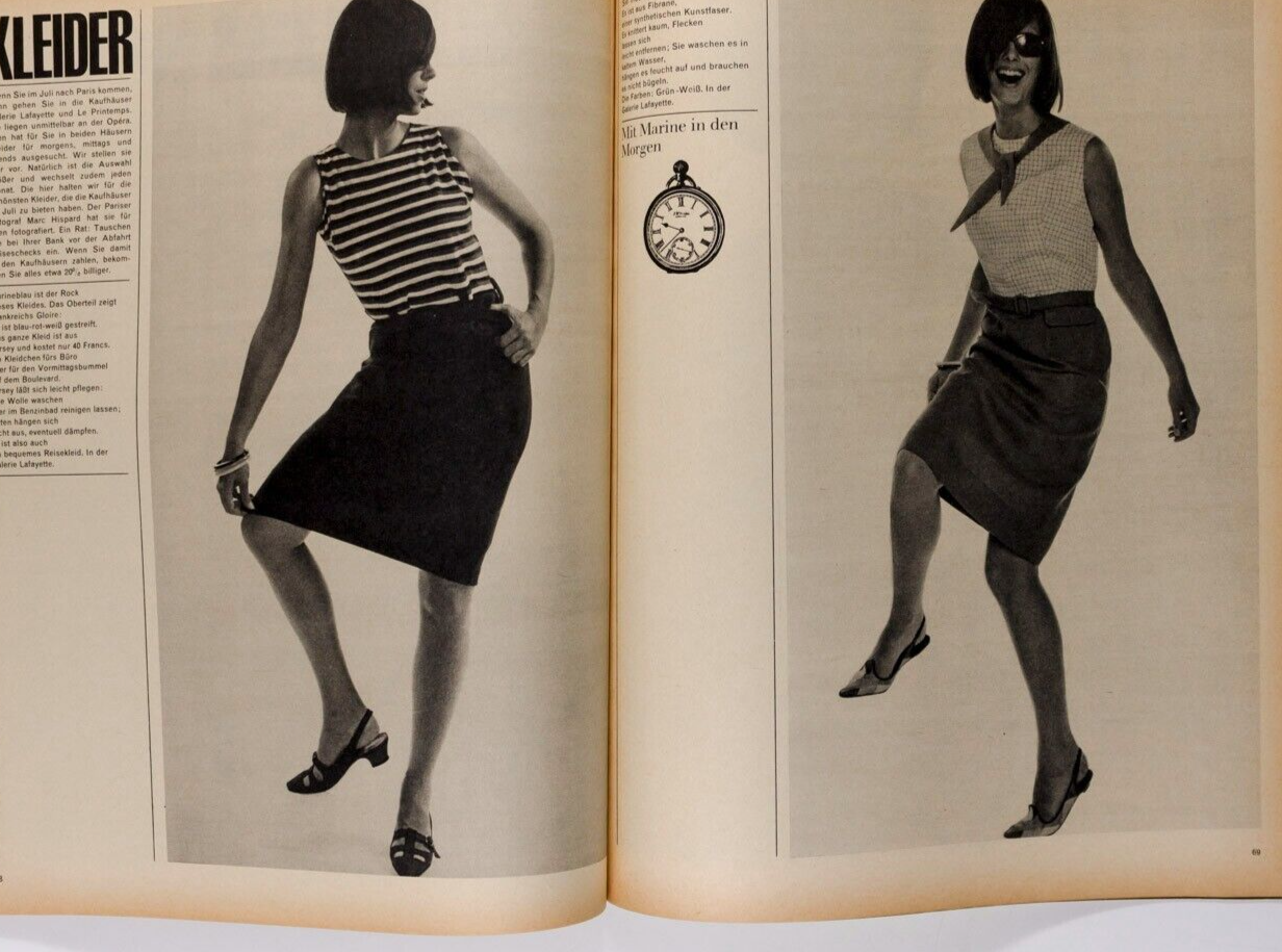 Francoise Hardy MARC HISPARD Ulrich Mack ANDERS HOLMQUIST Twen fashion magazine
