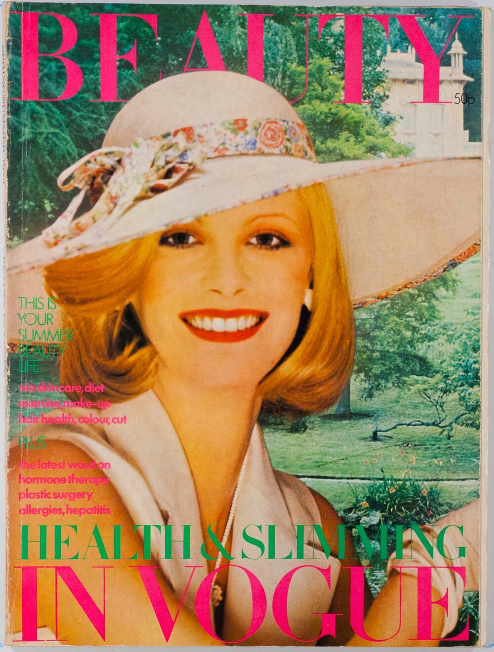 Norman Parkinson PETER SELLERS Clio Goldsmith VOGUE BEAUTY magazine PATRICK HUNT