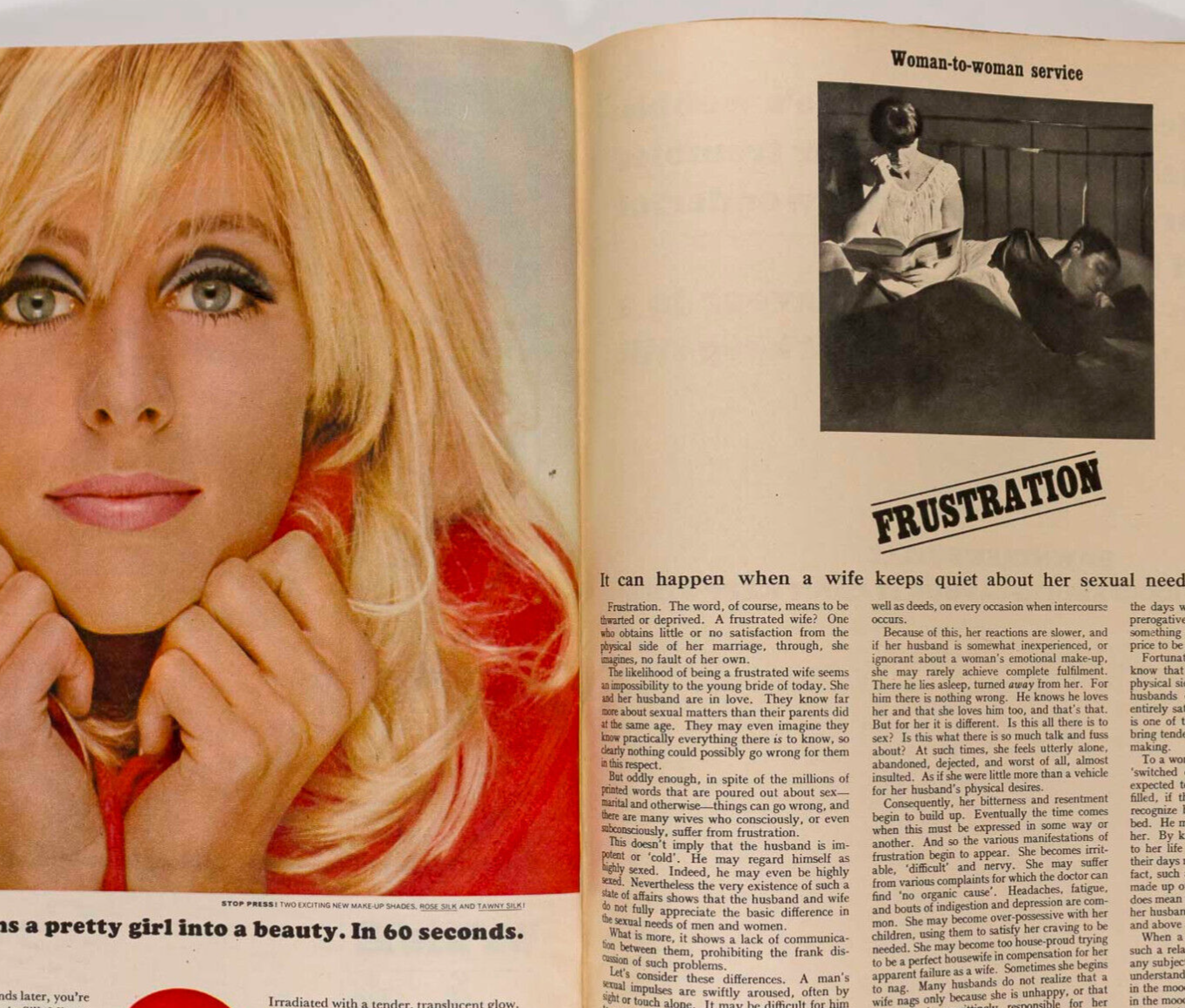 Julie Christie JILL KENNINGTON Child knitwear WOMAN'S OWN magazine MOD HAIR 60s