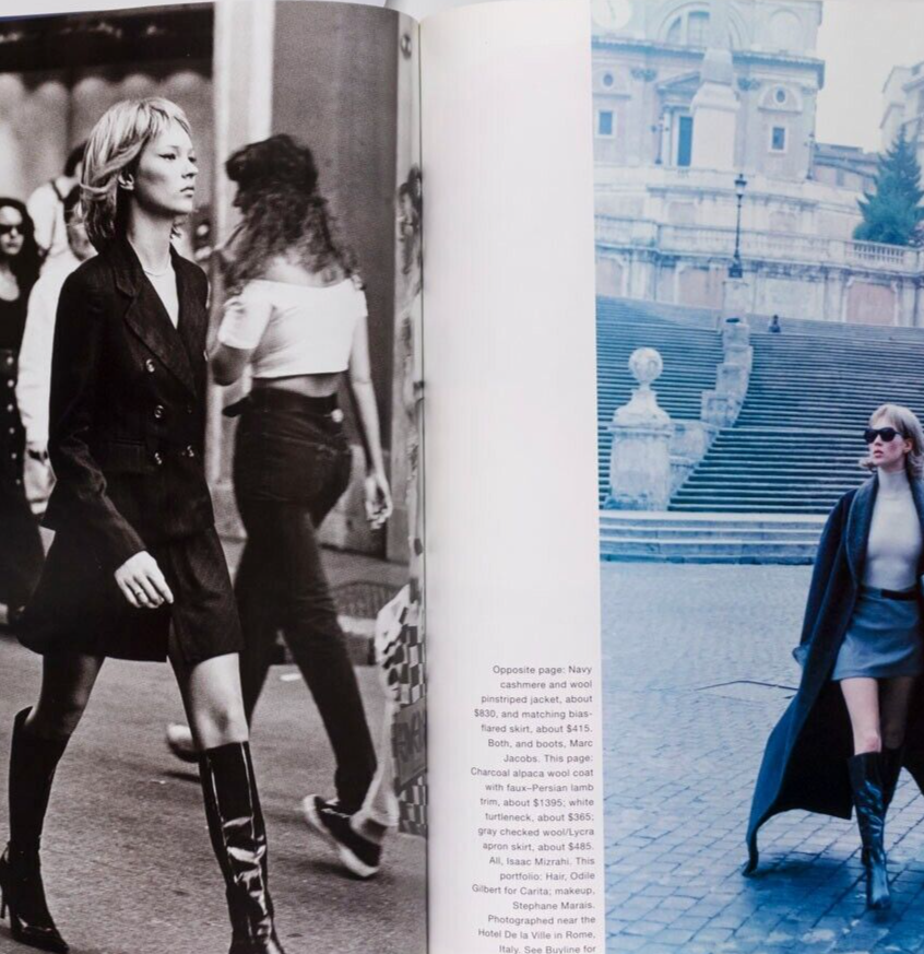 KATE MOSS by GLEN LUCHFORD in MANHATTAN NEW YORK Roseland US HARPERS BAZAAR Rare