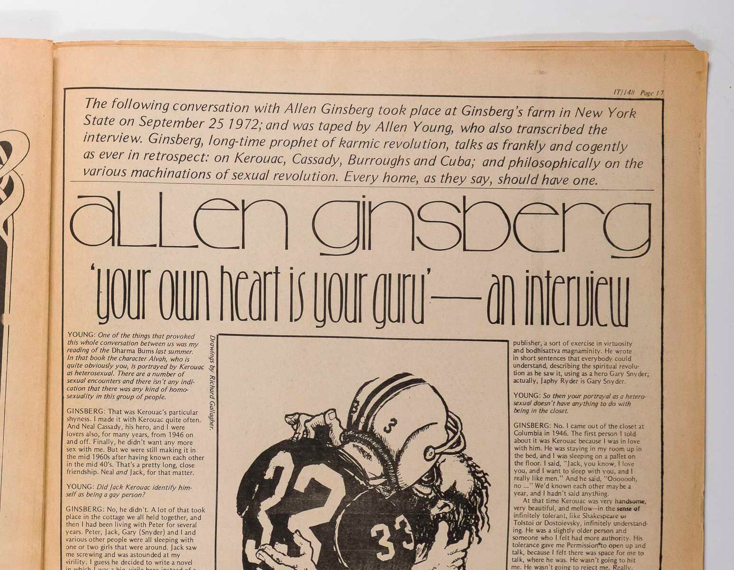ALLEN GINSBERG Kerouac NEW YORK DOLLS Yoko R CRUMB International Times magazine