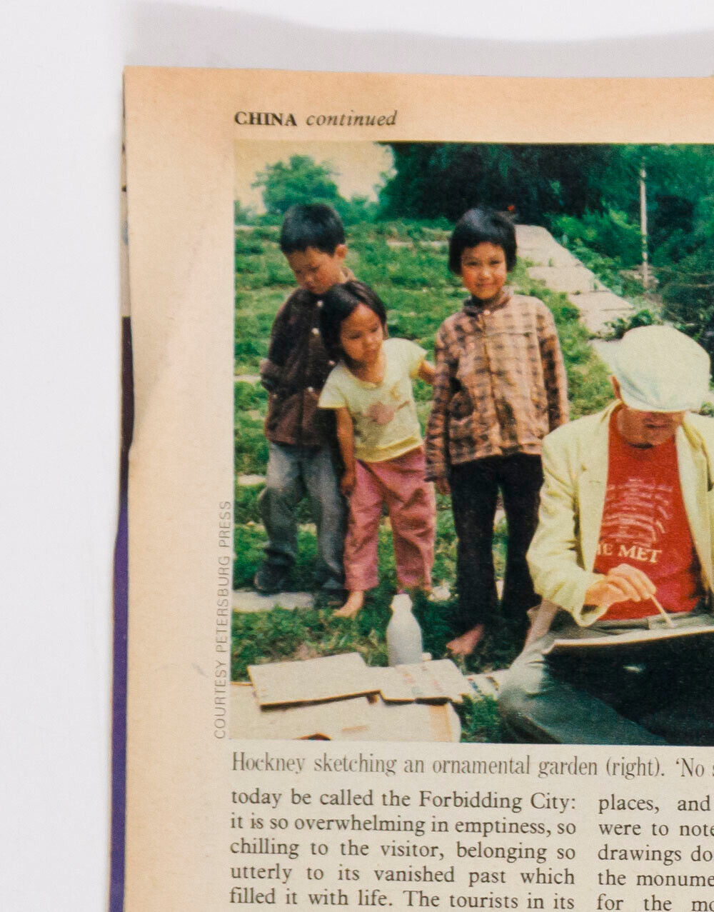 DAVID HOCKNEY Salman Rushdie BRUCE CHATWIN Alan Bennett OBSERVER magazine UK