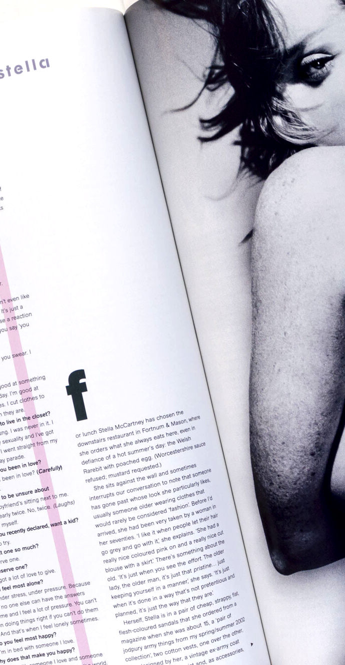 Alexander McQueen JOANNA NEWSOM Corinne Day THE FACE magazine September 2002 vtg