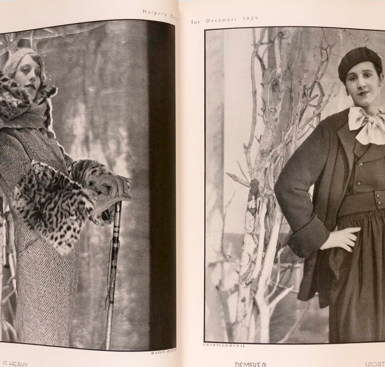 Erte BARON DE MAYER Lanvin HARPERS BAZAAR December 1929 Marmon ALEC WAUGH Worth