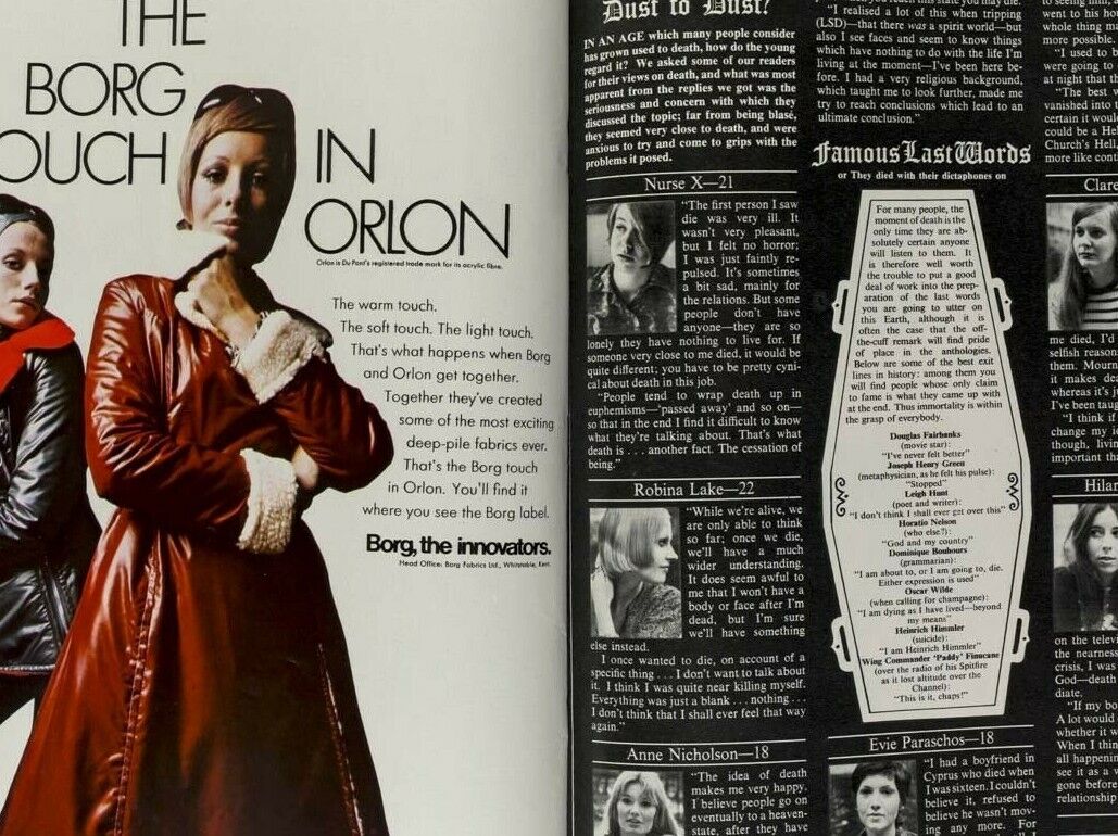 SARAH MOON Rudolf Nureyev OSSIE CLARK Maudie James BIBA Brighton HONEY magazine
