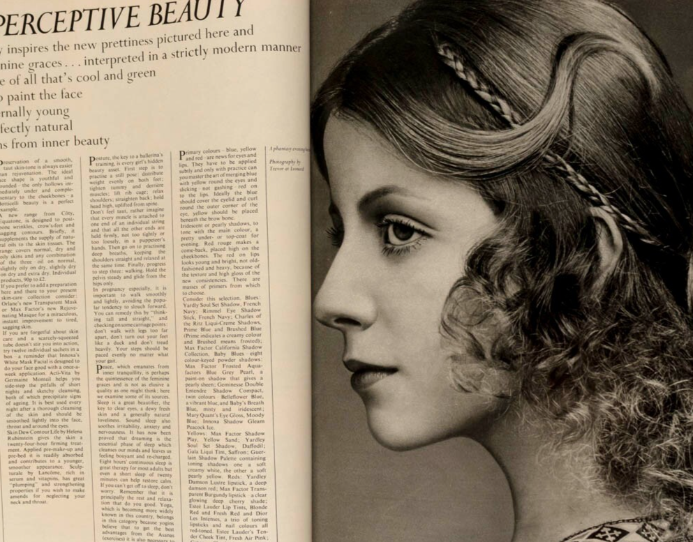 Anna Calder Marshall CHARLOTTE MARTIN Duffy LOUSADA Jilly Cooper  FLAIR May 1971