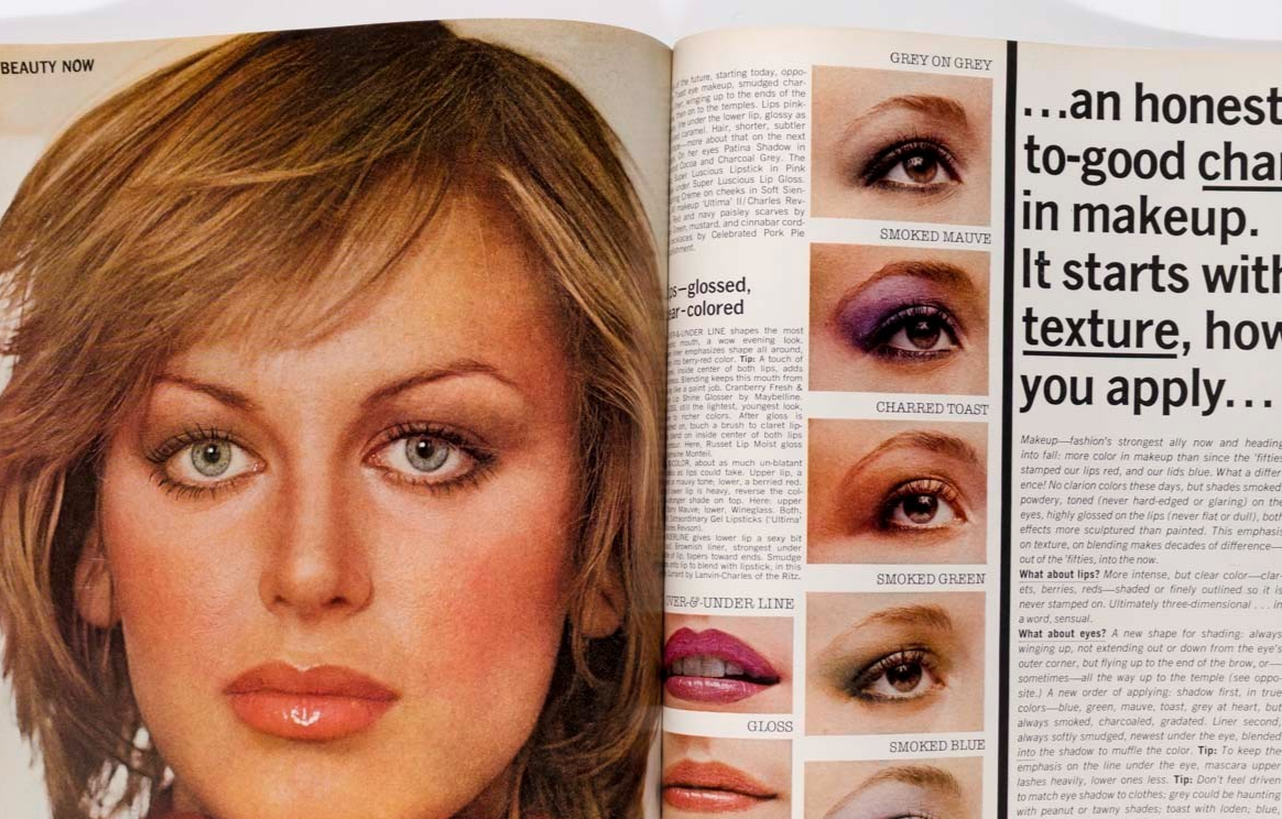 RENE RUSSO Dalila di Lazzaro DEBORAH TURBEVILLE Vogue US July 1975 50th birthday