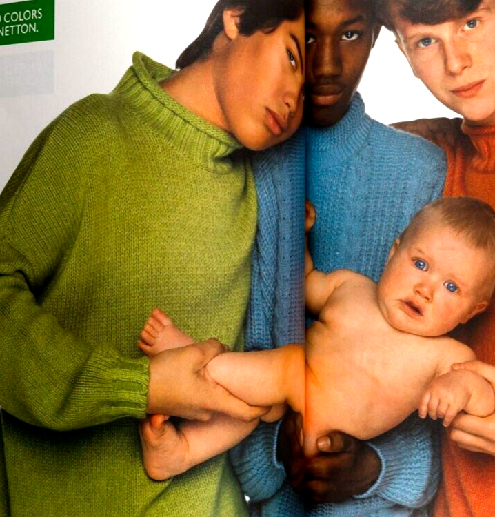 Colors magazine No 1 UNITED BENETTON Oliviero Toscani FALL WINTER 1991 LOOKBOOK