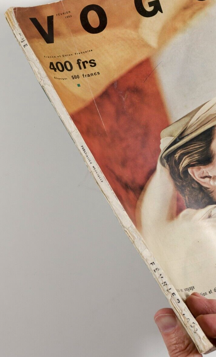 Gene Tierney COLETTE Henry Clarke CHRISTIAN DIOR H. Givenchy MOROCCO Paris Vogue