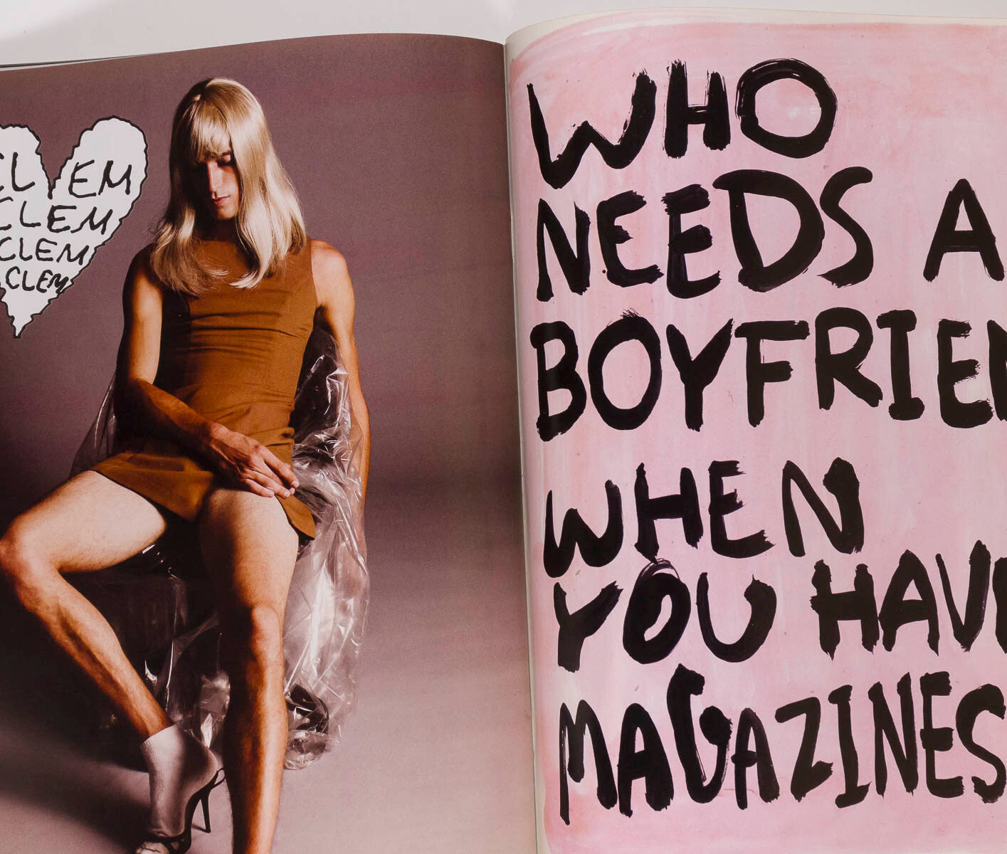 TONY WARD Duane Michals THE HARD ONS Raincoats CLEMENT CHABERNAUD Buffalo Zine 2