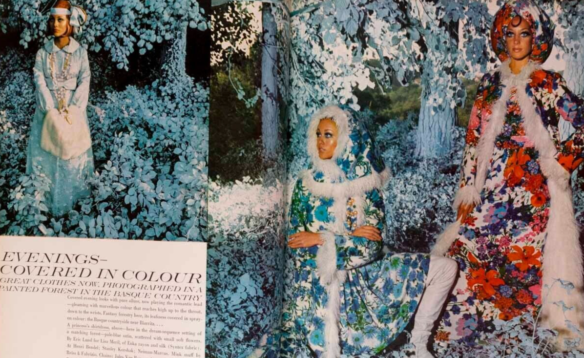 Francoise Rubartelli NAOMI SIMS Audrey Hepburn VOGUE magazine 1968 November PENN
