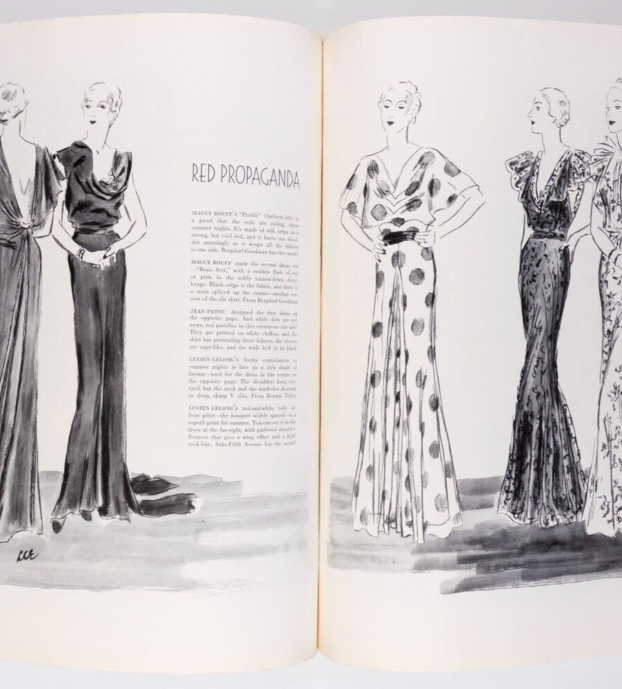 Paris Collections US VOGUE June 1934 Benito CECIL BEATON Horst Toni Frissell RBW