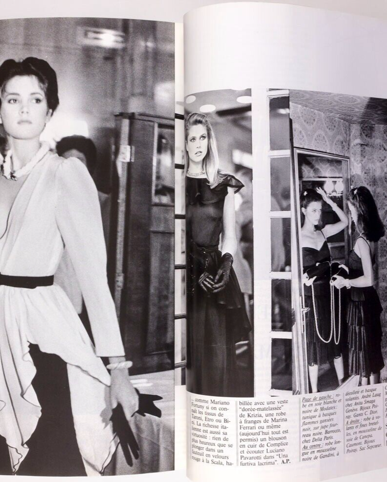GIA CARANGI Horst HELMUT NEWTON Christie Brinkley PICASSO Carol Alt PARIS VOGUE