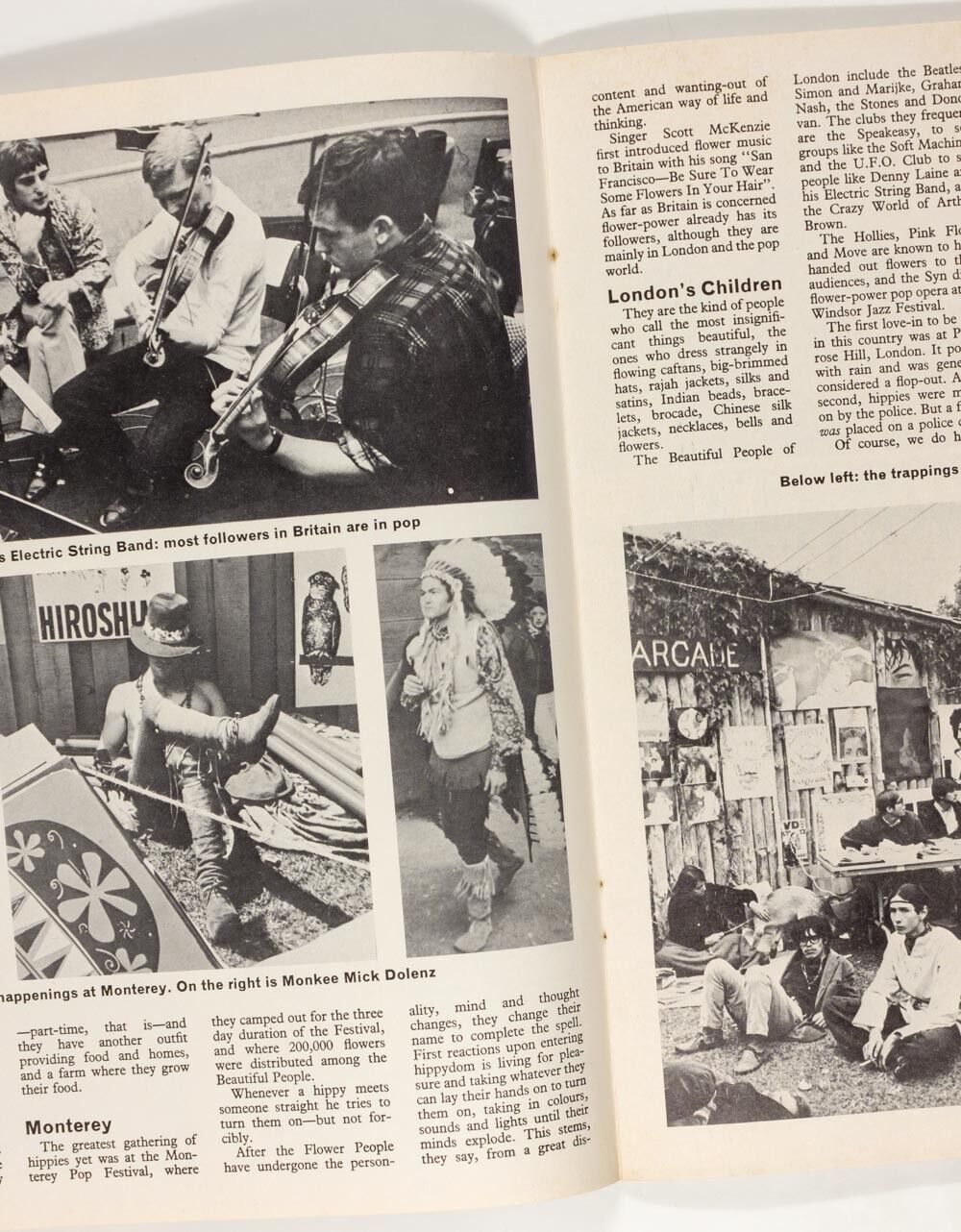 Pink Floyd FLOWER POWER Hippy THE FOOL George Harrison JOHN STEPHEN vtg RAVE UK