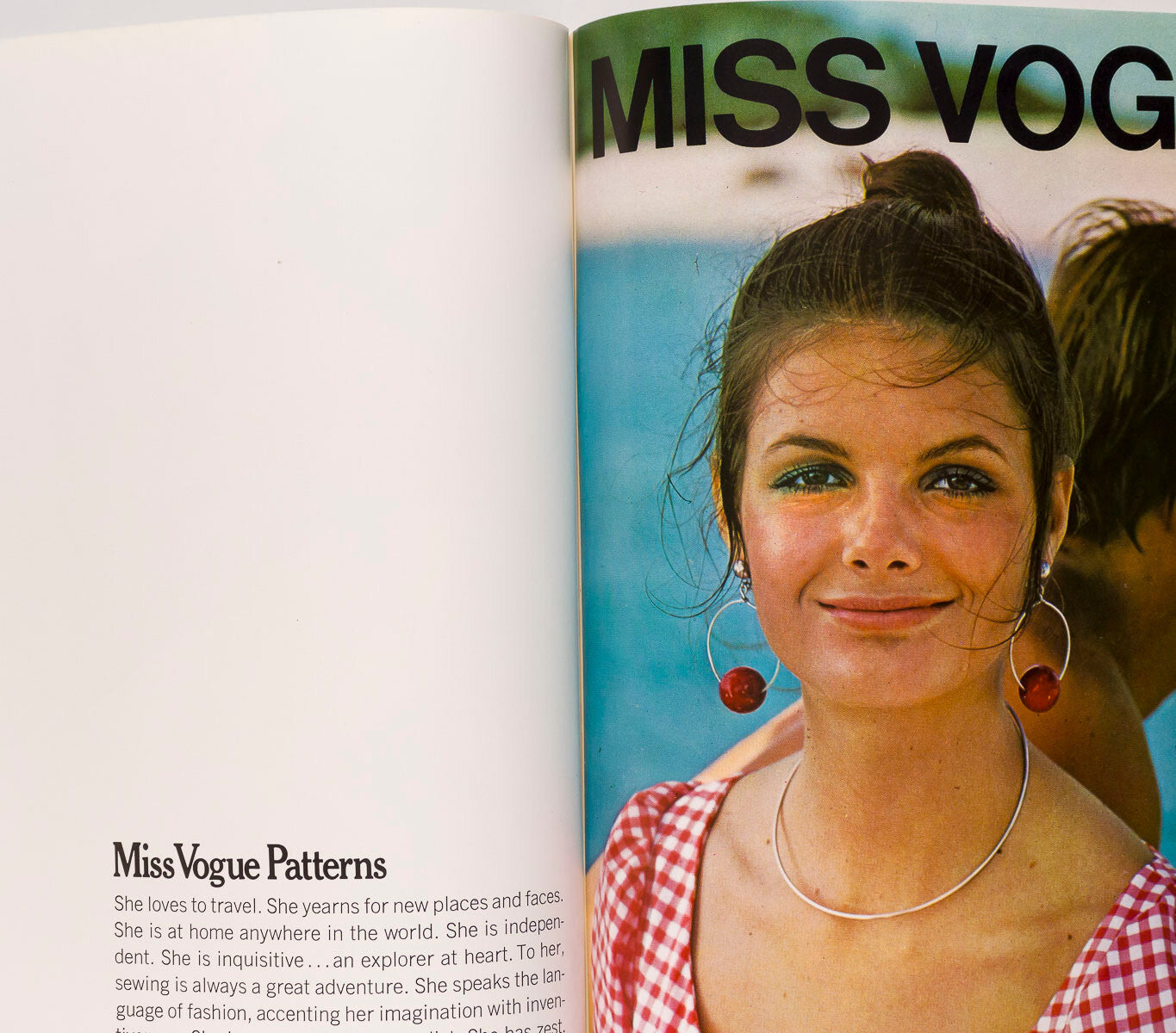 Marisa Berenson ANTONIO LOPEZ Couture SEAMING Poncho VOGUE magazine Pattern book