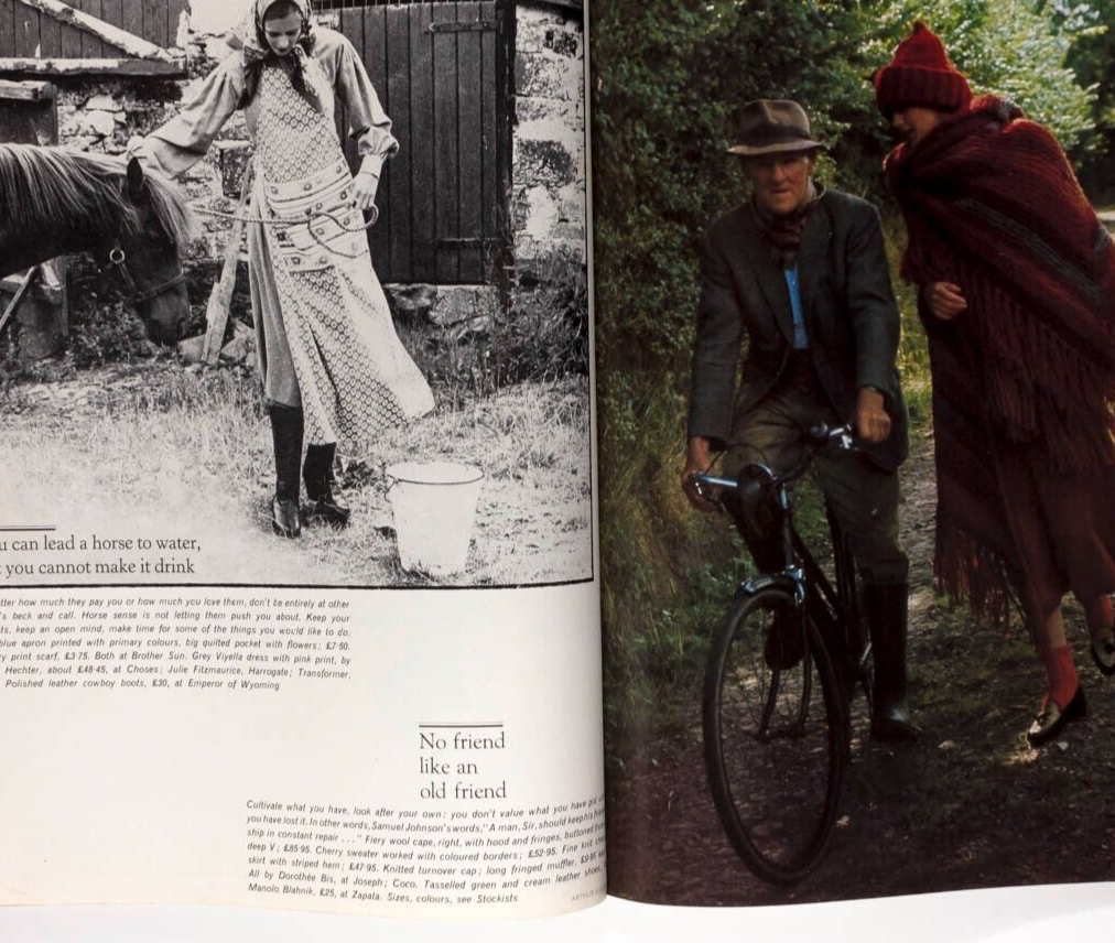 Zandra Rhodes NORMAN PARKINSON Apollonia BILL GIBB Wallis Franken MEN vtg VOGUE