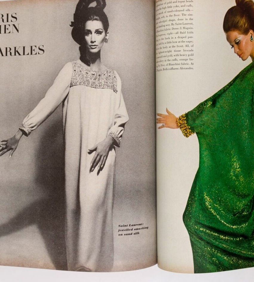Brigitte Bauer VERUSCHKA Benedetta Barzini VOGUE 1965 Gres HELMUT NEWTON Capote