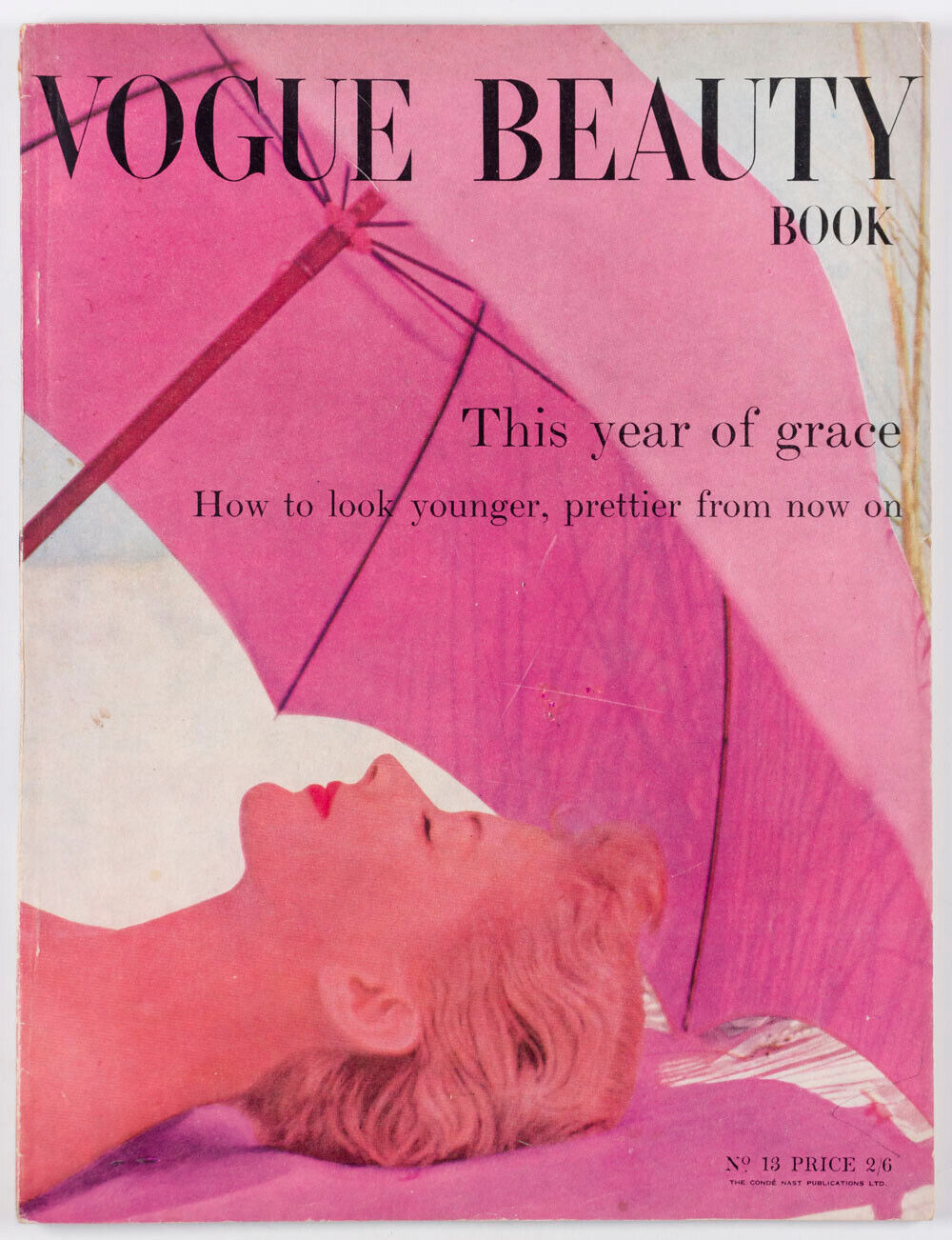 Lisa Fonssagrives IRVING PENN Henry Clarke RENE GRUAU Parasol VOGUE BEAUTY BOOK