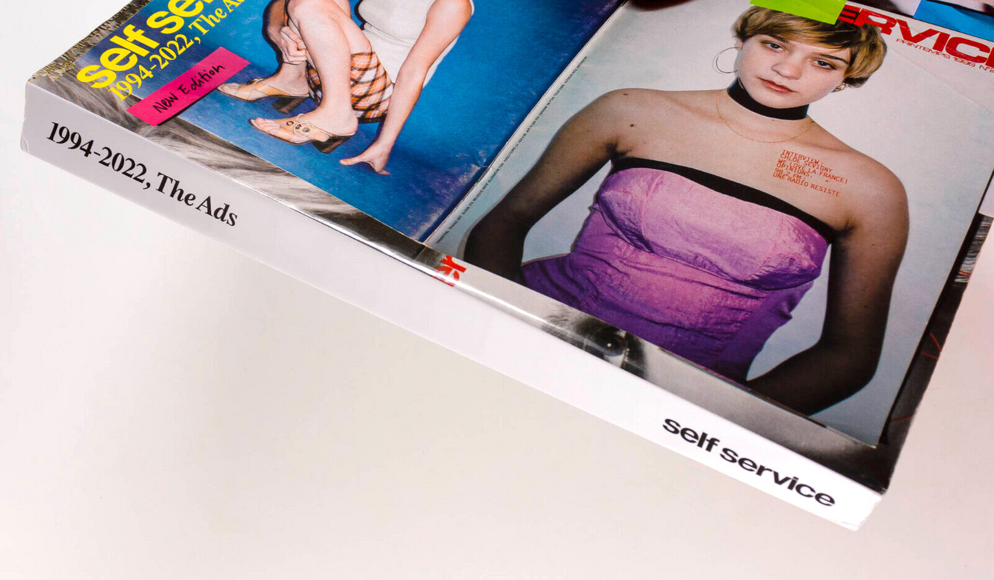 The Ads of SELF SERVICE magazine BOOK 1994 - 2019 Chloe Sevigny HELMUT LANG Miu