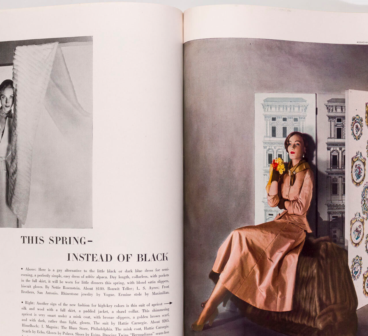 AVEDON Charles Addams BALENCIAGA Harpers March 1948 Vertes FLW Virginia Woolf