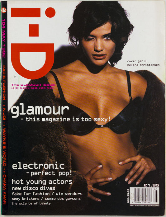 Helena Christensen RUFUS SEWELL Vivienne Westwood MAMBO Wim Wenders i-D magazine