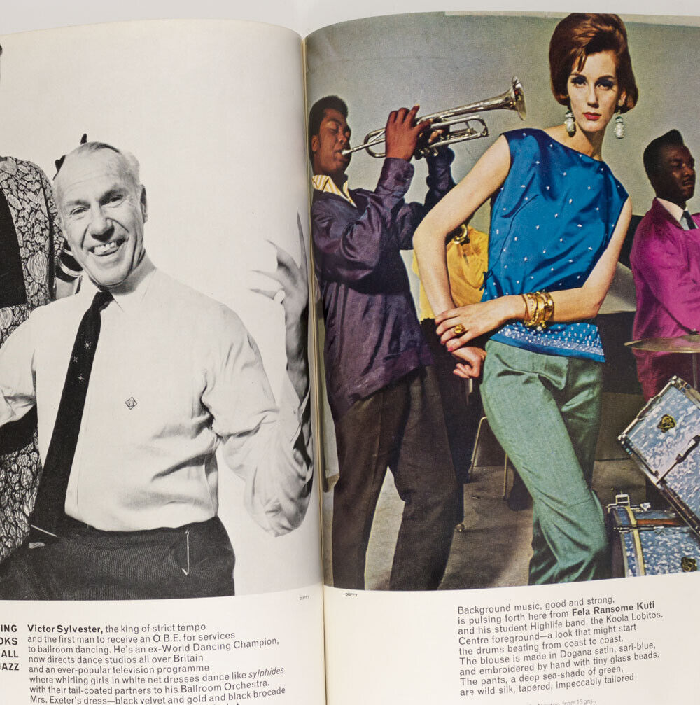 FELA KUTI The Shadows JAZZ Ronnie Scott BRIAN DUFFY Balenciaga GIVENCHY Vogue UK