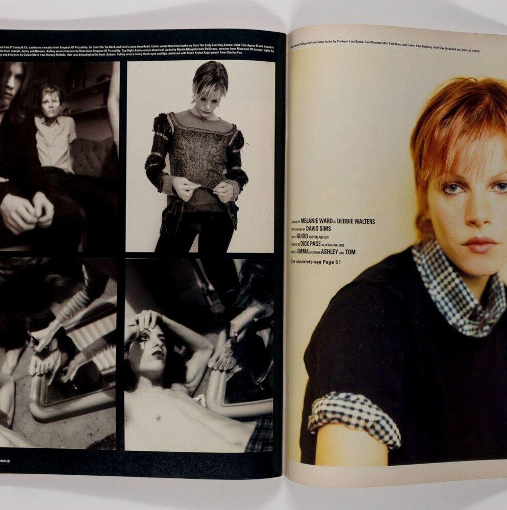 Jane Horrocks HARRY HILL Emma Balfour WOLFGANG TILLMANS Helmut Lang i-D magazine