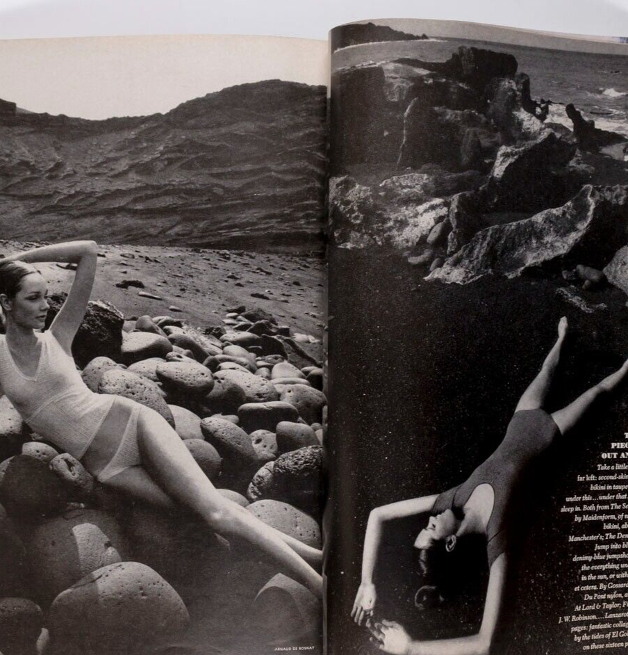 Elizabeth Taylor TALITHA GETTY Avedon VOGUE magazine 1971 April JOE DALLESANDRO