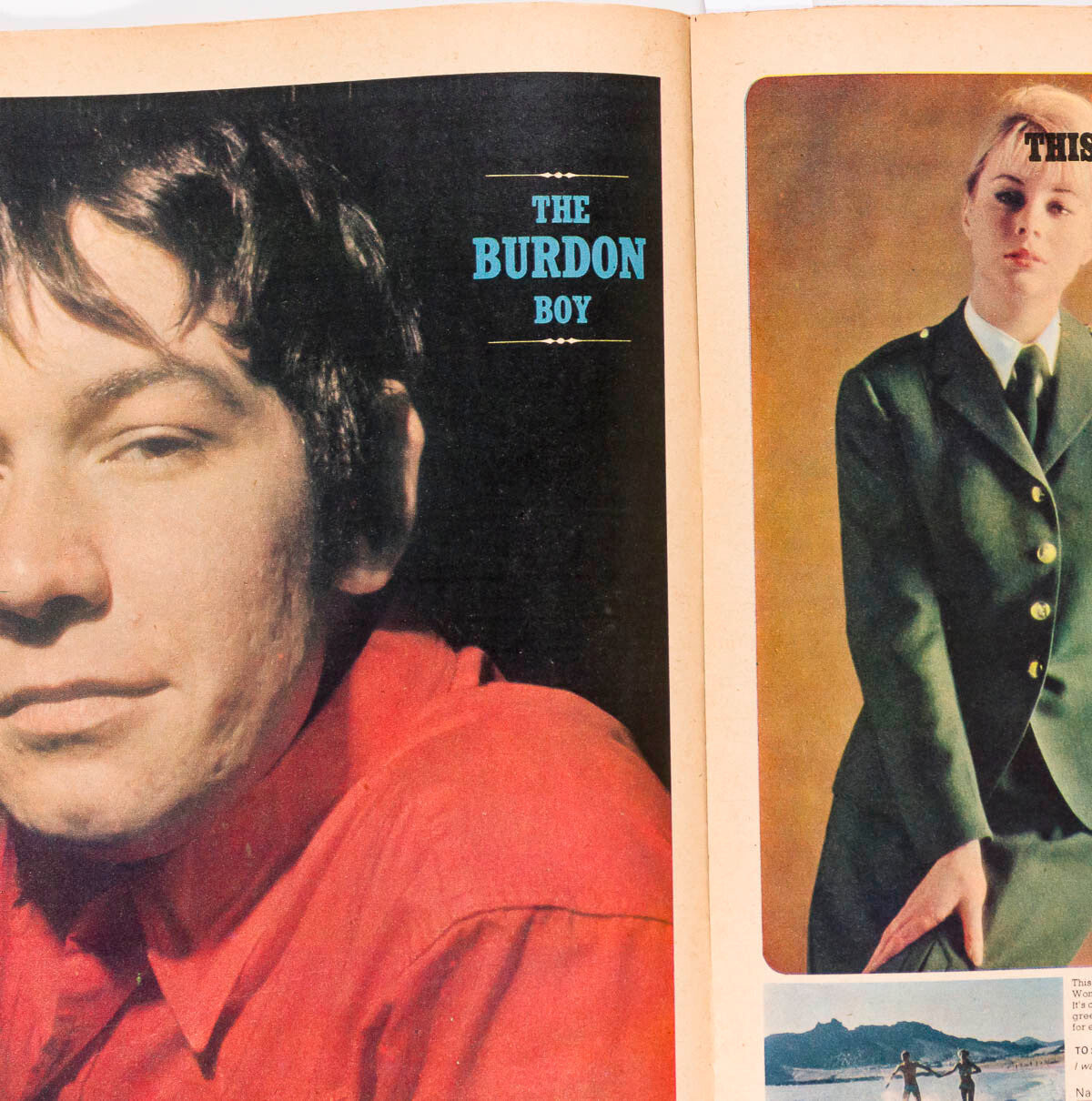 MARIANNE FAITHFULL 1966 Sandie Shaw ERIC BURDON ALLAN CLARKE Trend magazine