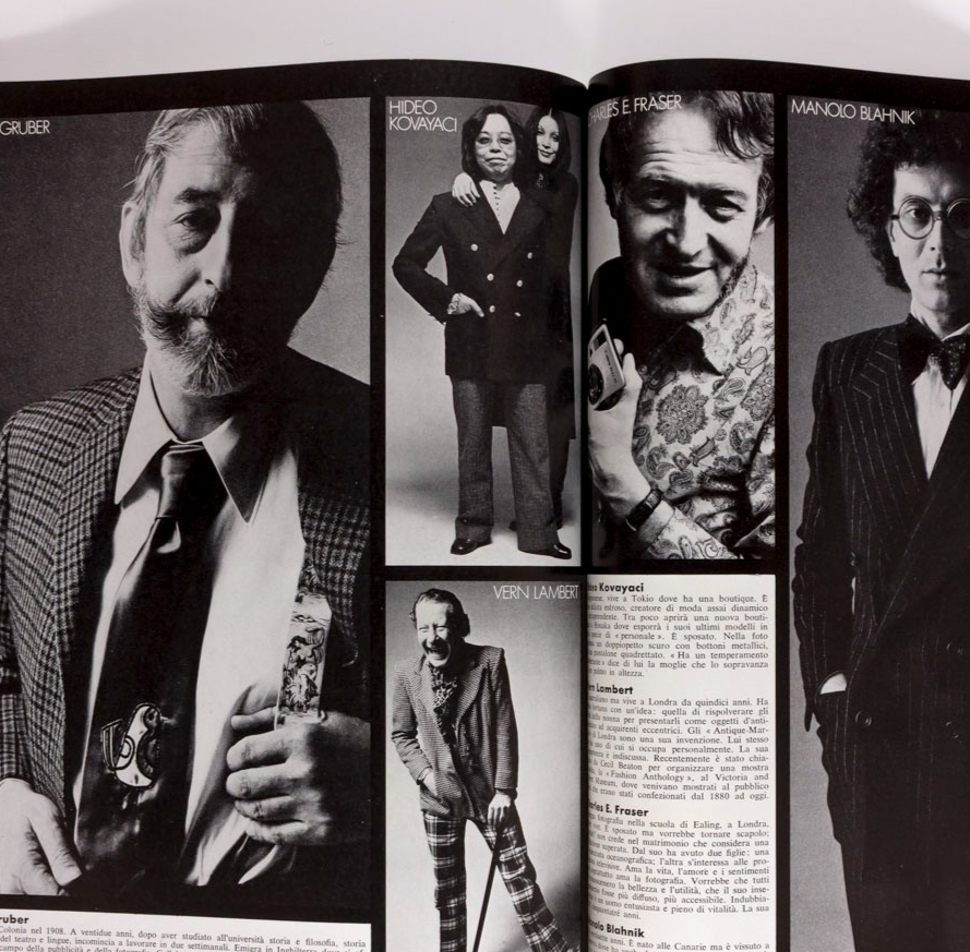 Terence Stamp ANDY WARHOL Tom Baker L'UOMO VOGUE May 1972 Alan Bates KEN RUSSELL