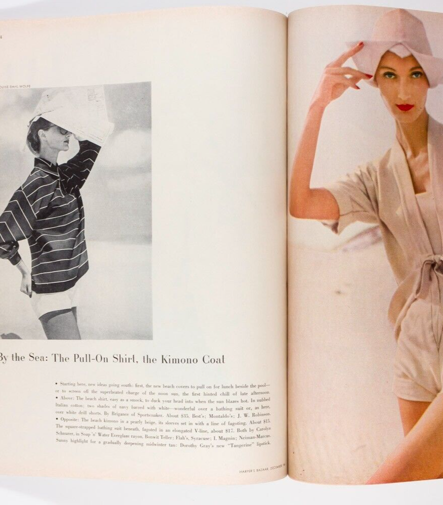 Andy Warhol SUNNY HARNETT Avedon HARPERS BAZAAR December 1954 GRACE KELLY