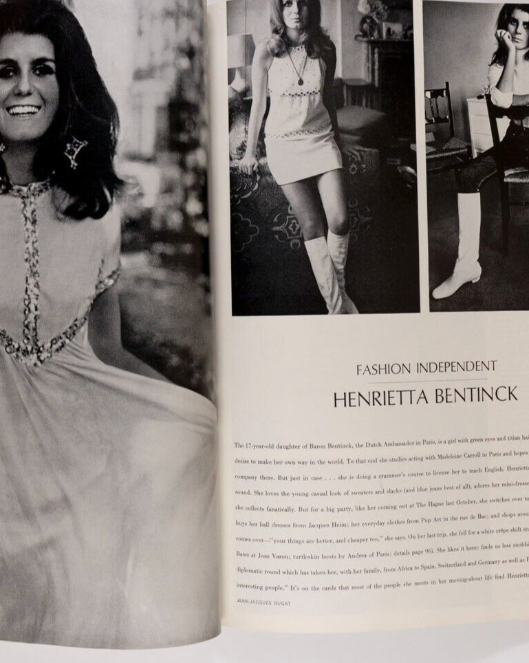 Brigitte Bauer RONAN O'CASEY Roman Polanski HARPERS Dec 1966 Skiwear HARDY AMIES
