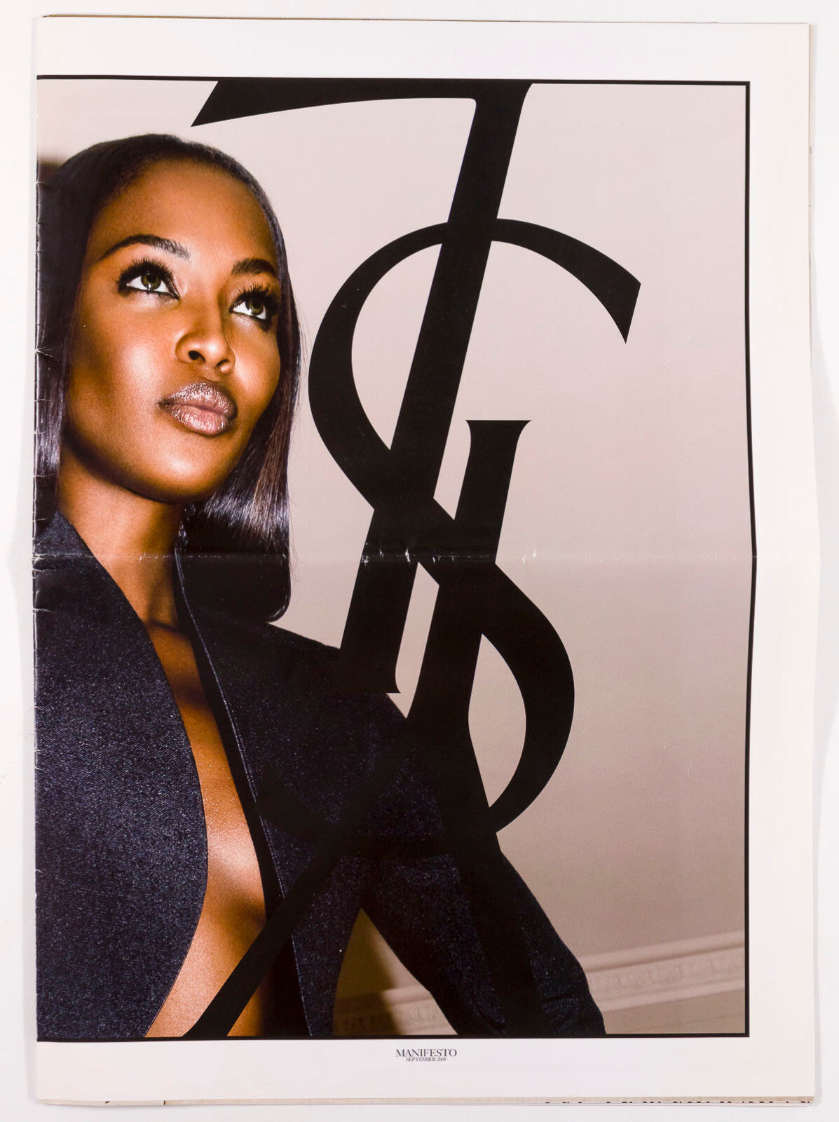 Naomi Campbell YSL Manifesto 2008 Inez & Vinoodh AUTUMN WINTER catalog LOOKBOOK