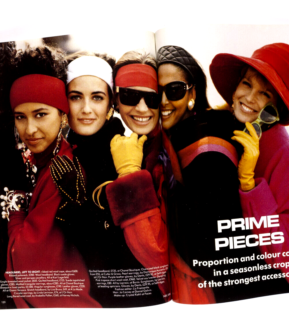 Helena Christensen HERB RITTS Stephanie Seymour BRUCE WEBER Vogue 1990 August UK