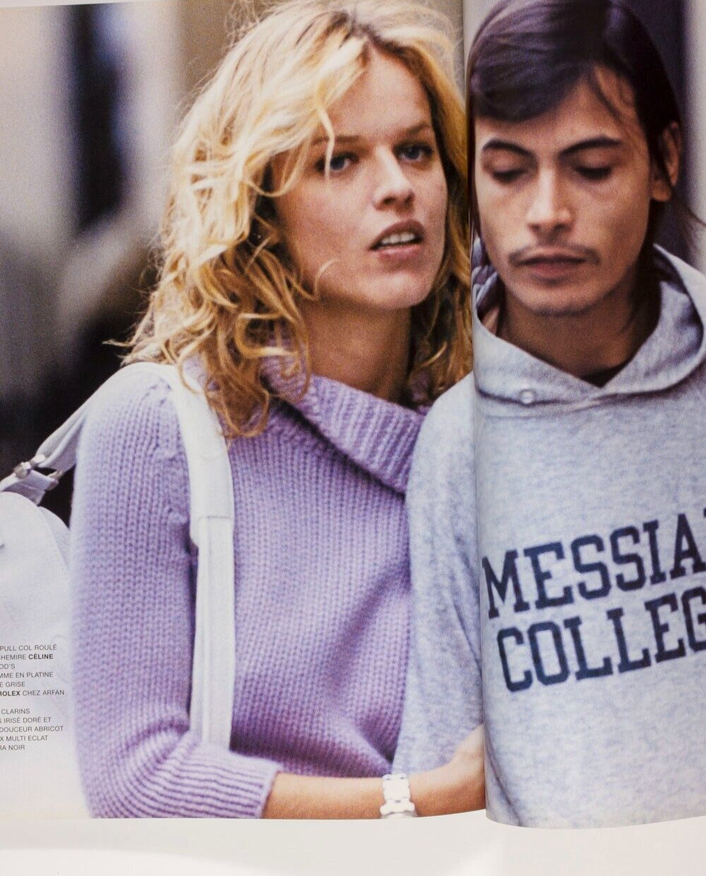 FILIPPA HAMILTON Eva Herzigova MARTIN MARGIELA Paris Vogue February 2002 Celine
