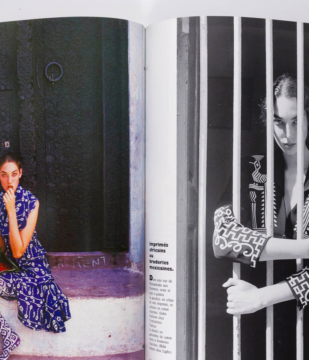 LINDA EVANGELISTA Yasmin Le Bon CHRISTY TURLINGTON Paris Vogue April 1988 Bijoux