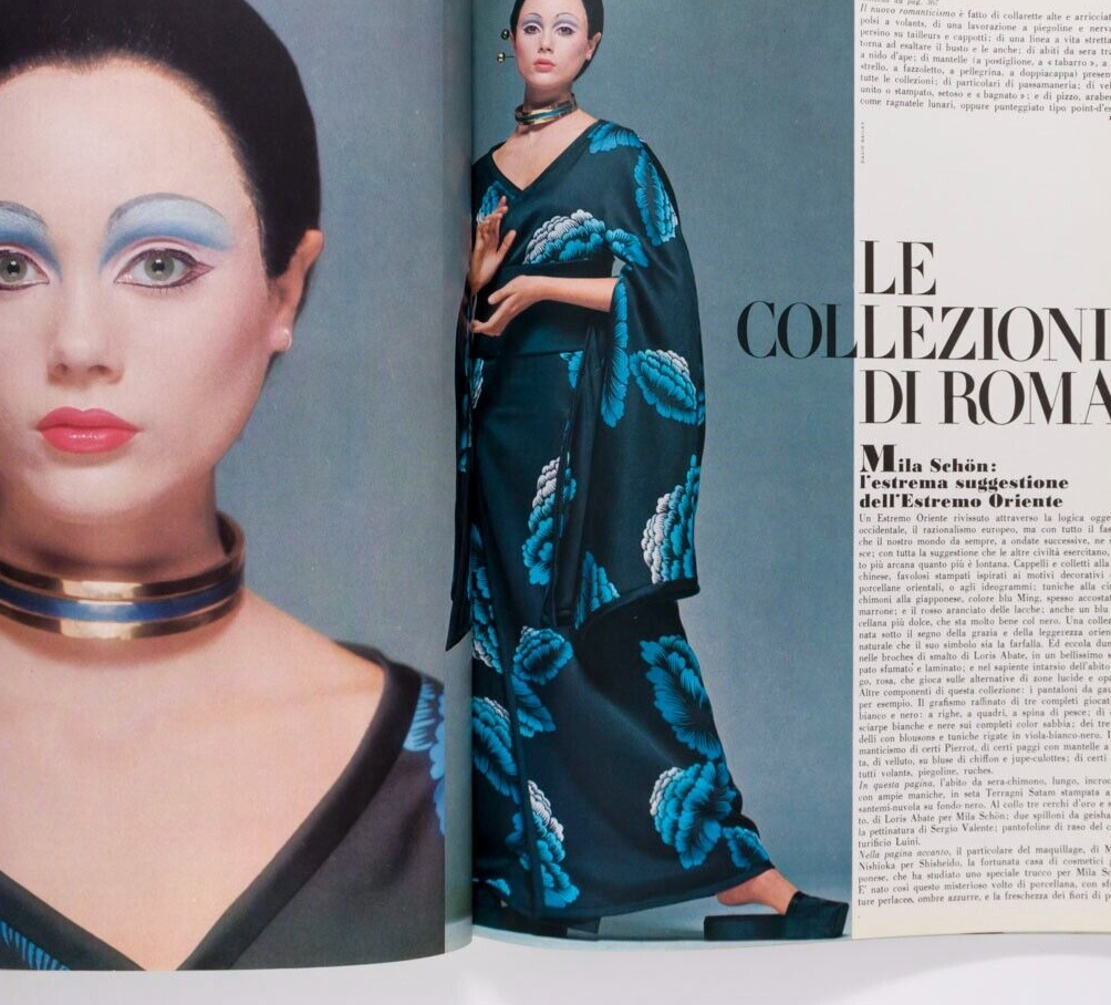 Birgitta Ramang VERUSCHKA Marisa Berenson VOGUE ITALIA Sept 1970 Donna Mitchell