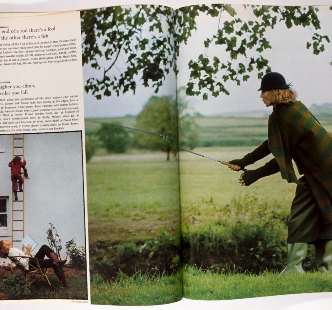 Zandra Rhodes NORMAN PARKINSON Apollonia BILL GIBB Wallis Franken MEN vtg VOGUE