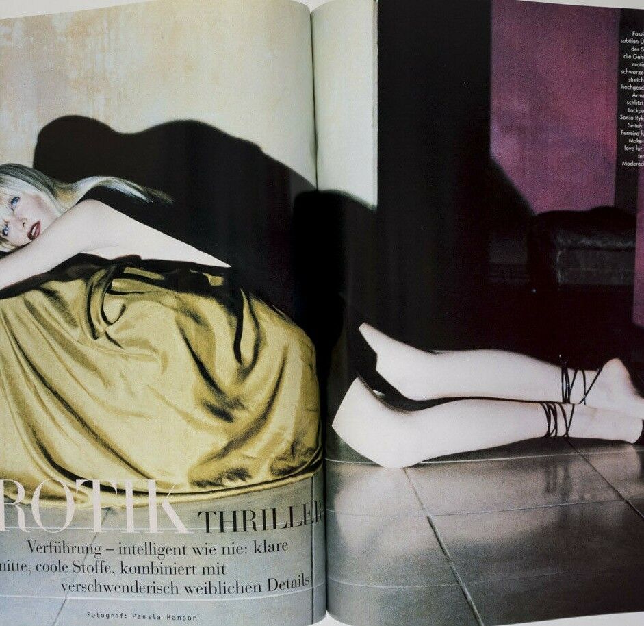 Kate Moss ALBERT WATSON Loulou de la Falaise DAVID BAILEY German Vogue magazine