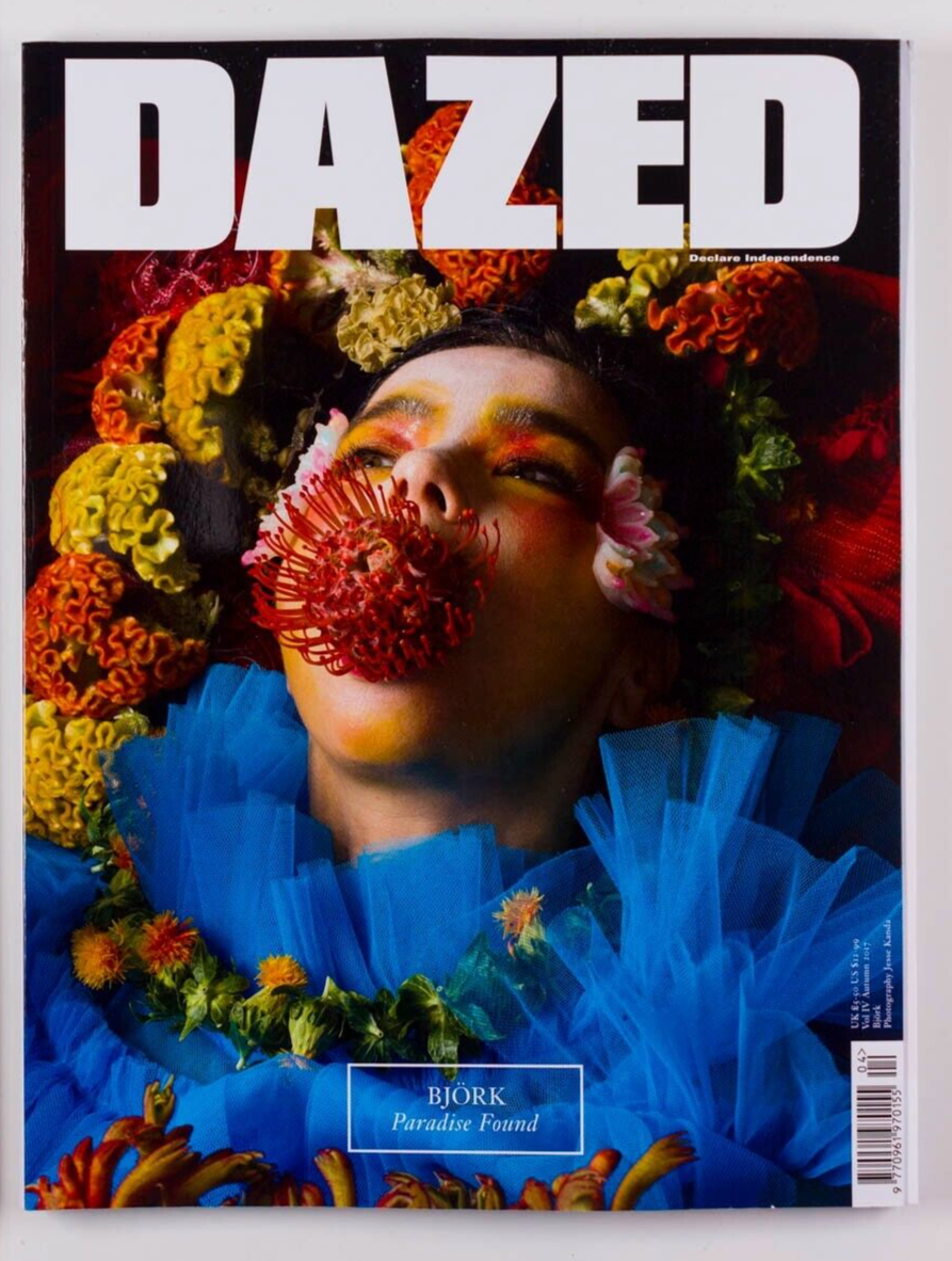 BJORK Bill Skarsgard LCD SOUNDSYSTEM Bruce LaBruce DAZED & CONFUSED magazine UK