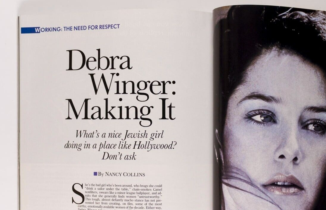 Steve Jobs BERNADETTE PETERS Debra Winger ESQUIRE MAGAZINE December 1986 Styron