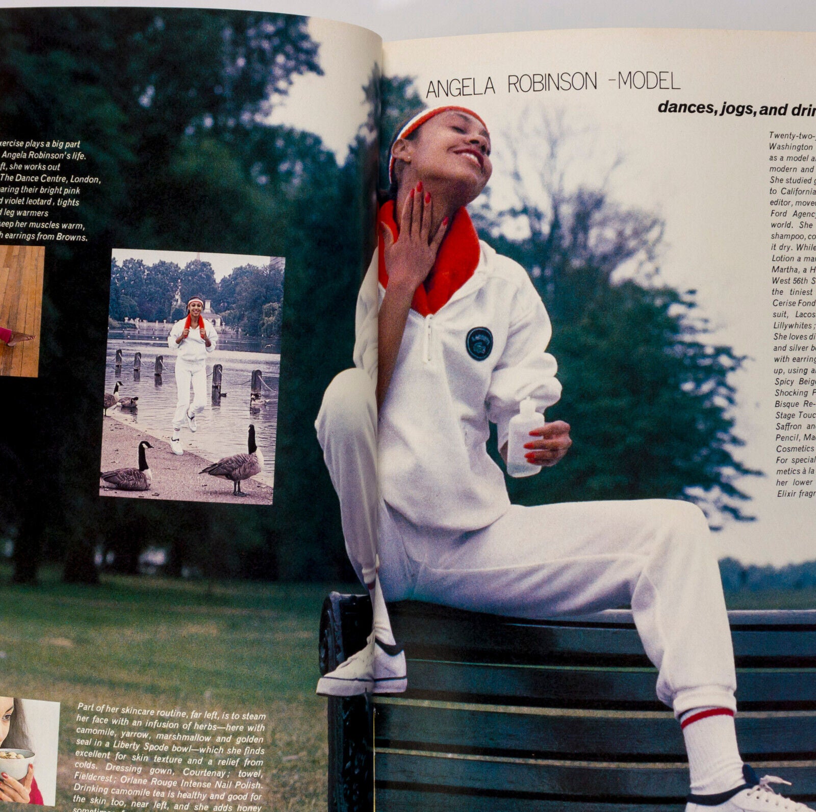 Andie MacDowell CARRIE NYGREN Angela Robinson BEAUTY IN VOGUE makeup UK magazine