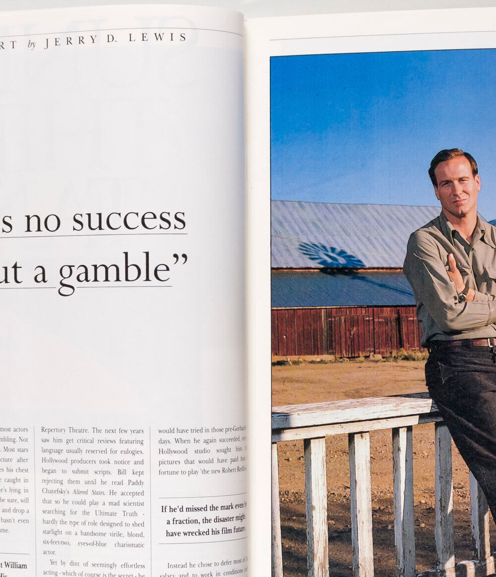 GRETA SCACCHI Allen Jones WILLIAM HURT  KING CHARLES Ritz magazine 1980's