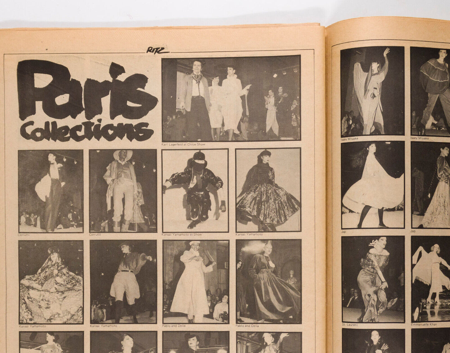 Jack Nicholson CHER Truman Capote MARISA BERENSON Bryan Ferry RITZ MAGAZINE 70's