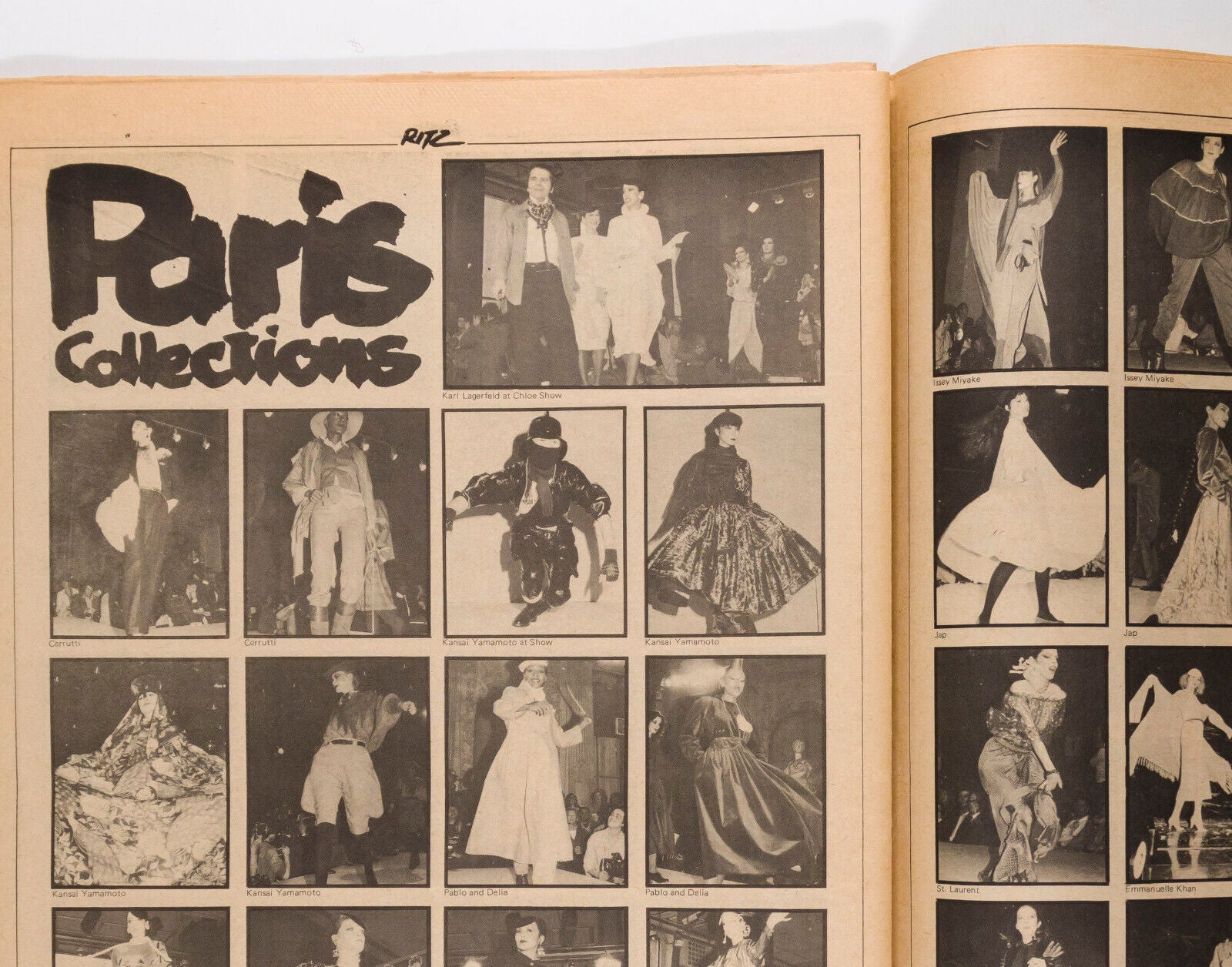 Jack Nicholson CHER Truman Capote MARISA BERENSON Bryan Ferry RITZ MAGAZINE 70's